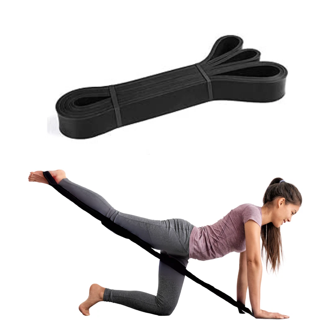 Fasce Elastiche Resistenza Anellate – Set Da 3 Nere X-Heavy Per Fitness, Palestra E Riabilitazione