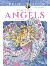 Image of Creative Haven Beautiful Angels Coloring Book by Marjorie Sarnat PAPERBACK