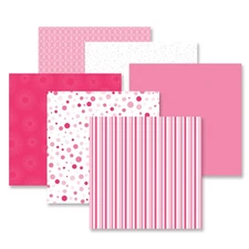 Creative Memories "Totally Tonal Soft Pink" 12x12 Paper, 12/Pk Double-Sided