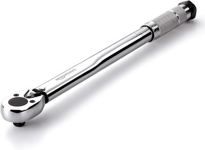 Amazon Basics 3/8-Inch Drive Click Torque Wrench Ratchet, 15-80 Ft.-Lb, 20.4-108