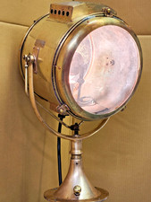 Vintage Brass Nautical Search Spot Light Carlisle Finch Co Ohio Usa Vintage Brass Nautical Search Spot Light Carlisle Finch Co Ohio Usa