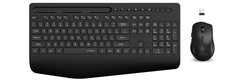 Lythanx Wireless Keyboard Mouse Combo Full Size Ergonomic Silent 2.4GHz USB