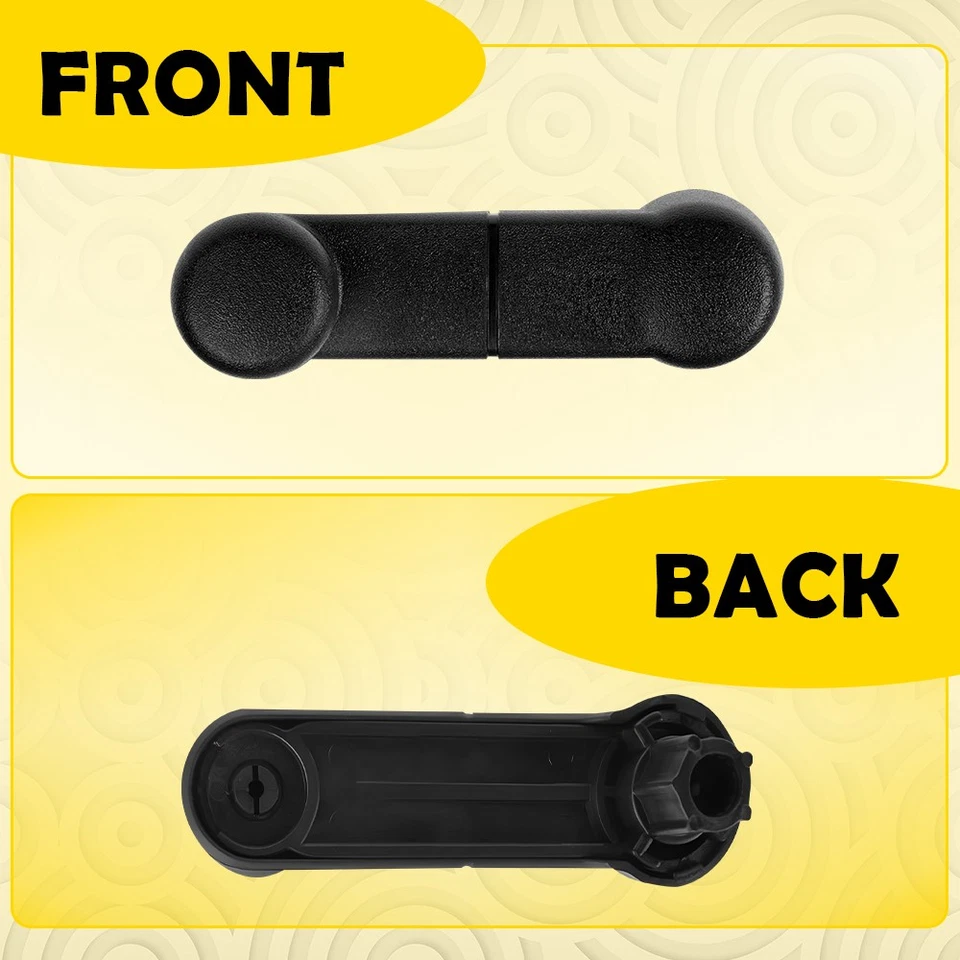 4pcs Fits 1997-2014 Ford F150/93-11 Ford Ranger Pickup Truck Window Crank Handle - Image 3 of 4