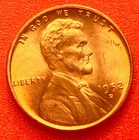 1952-D Lincoln Wheat Cent Penny GEM RED BU From an Original Bank Roll