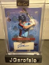 2024 Wild Card 5 Card Stacked Deck Baseball JAKOB MARSEE /2 AUTO!