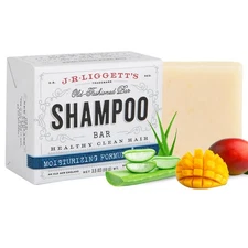 J·R·LIGGETT'S All-Natural Shampoo Bar, Moisturizing Formula - Supports... 