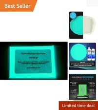 Glow in The Dark Pigment Powder - Neutral and Fluorescent Color for Art Paint...