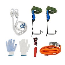 2 Gears Tree Climbing Spike Kit with Adjustable Belt Pole Climbing Outdoor Tool