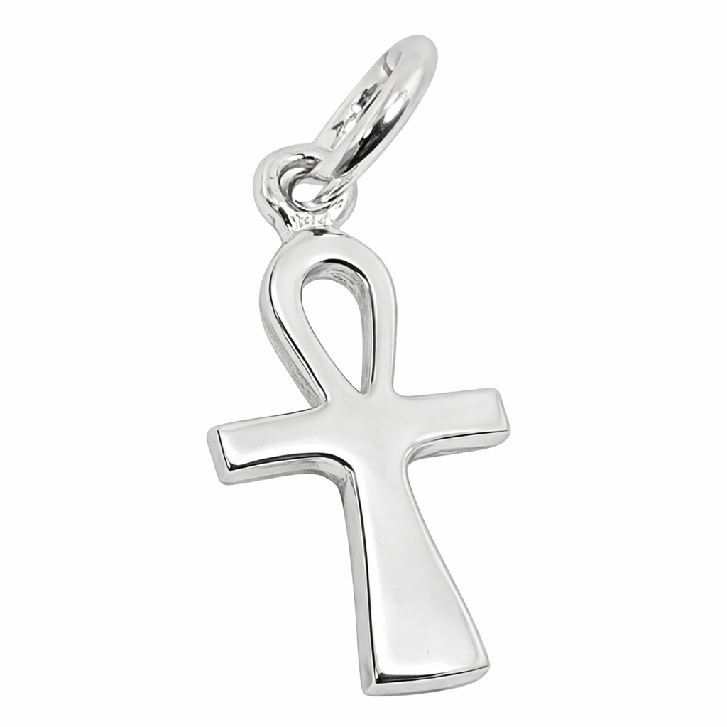 Ankh Charm 925 Sterling Silver Tiny Life Symbol Small Pendant Jewellery & Boxed