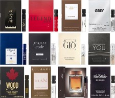 Men's Popular Designer Fragrance Sampler 6 count - Lot of Cologne Sample Vials
