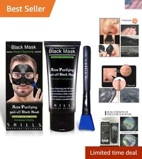 Nourishing Charcoal Face Mask - Blackhead and Pore Control, Alcohol-Free Formula