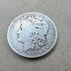 1882 Morgan Silver Dollar $1 Coin, Circulated, Business Strike, Uncertified