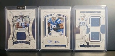 2024 NT Colts Lot /99  Adonai Mitchell RC, Laiatu Latu RC, Robert Mathis Auto  