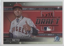 2022 Bowman Draft Bowman Draft Night Refractor 142/250 Zach Neto #BDN-3 0q4s