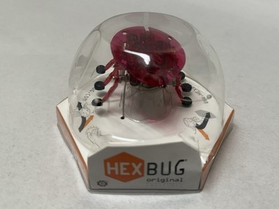 HexBug Red Pink Beetle Robotic Micropet Robot Hex Bug 401-1150 Dented Package