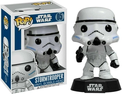 🔥Funko Pop!: Star Wars - STORMTROOPER #05 Blue Box 1st Rel LG Font VAULT PP🔥