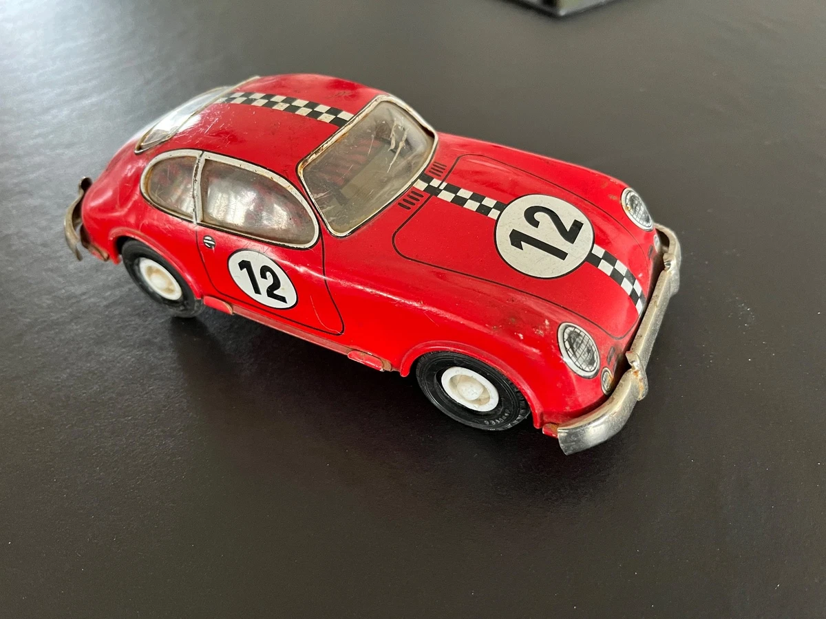 GRANDE Voiture environ 30 cm en tôle (Marque JOUSTRA) Pour Pièces à