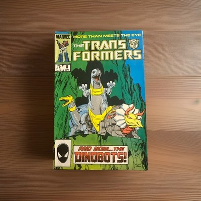 Transformers 8 (1985)   1st App Dinobots, Slag, Grimlock & Sludge!