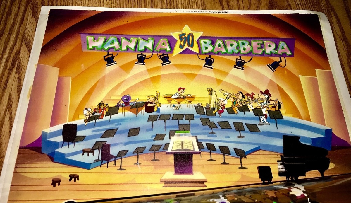 Hanna-Barbera Original Cel One of a Kind 50th Anniversary Yabba