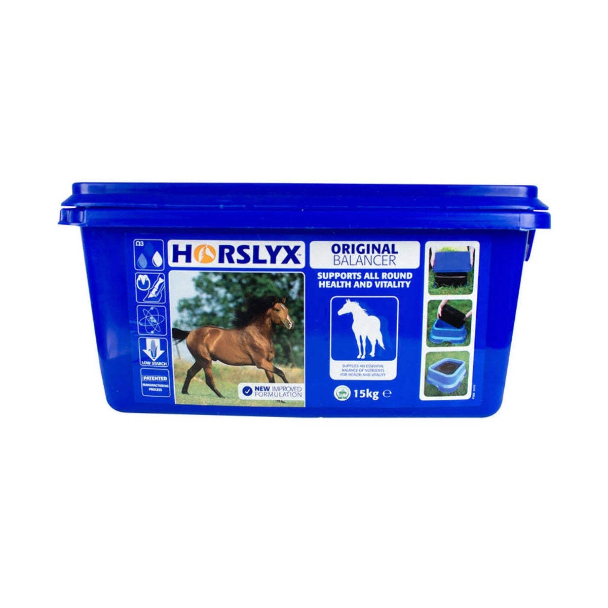 Horslyx Original Balancer 15kg – Vitamin & Mineral Horse Lick for Health