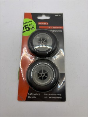 [NOS/Sealed] Set of 2 Hangar 9 HAN302 - 2  diameter Pro-Lite Wheels B50