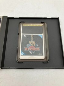 Japanese only Japan Region Gaia'emblem HuCARD PC engine