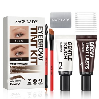 Eyebrow Color Kit for Women, Long Last Effect Up to 4 Weeks, Waterproof Sweat...
