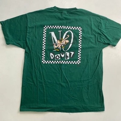 1992 No Doubt Band Tour Gift For Fan S to 5XL T-shirt BackSide GREEN BL2215