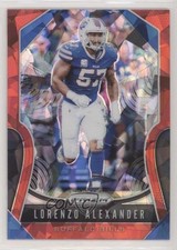 2019 Panini Prizm Red Ice Prizm Lorenzo Alexander #6 lr1