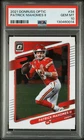 2021 Panini Donruss Optic Patrick Mahomes II #34 PSA 10 GEM