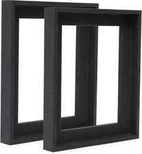 Solid Wood Canvas Floater Frame for 0.6 0.9" Depth Canvas Art 2 Pack Canvas