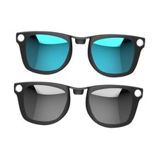 2Pcs Polarized Clip for Ray-Ban Meta Wayfarer RW4006/RW4012 50-22 Shiny
