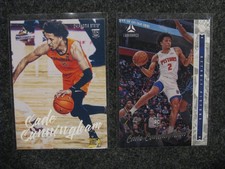 (2) 2021 Chronicles Luminance Cade Cunningham cards #76 (RC),  #240 (RC)