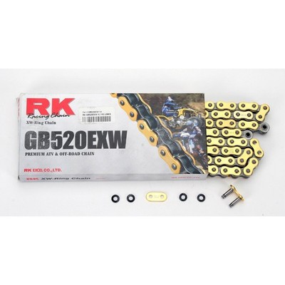 RK GB520EXW Heavy-Duty Gold X-Ring Chain - GB520EXW-100