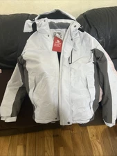 Camel Crown Women's Waterproof Winter Ski Jacket - New Gray - Size XXXL.    NWT