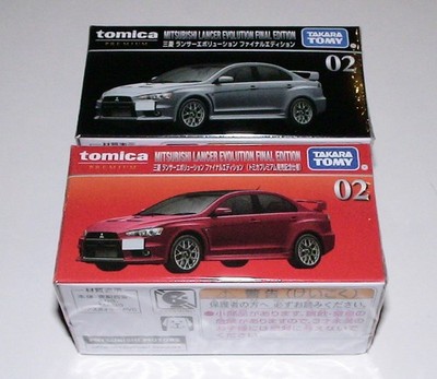 Tomica Premium Mitsubishi Lancer Evolution Final Edition Set