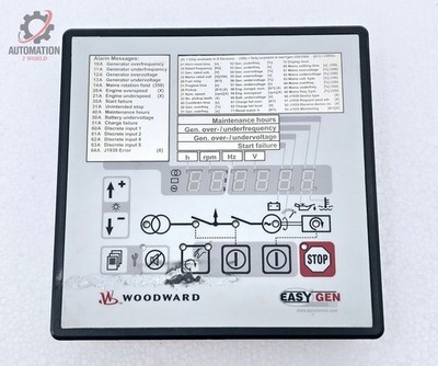 WOODWARD EASYGEN-350-50B/X 8440-1801 REV E METERING GENERATOR EASYGEN-300 SERIES