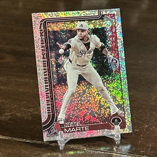 2025 Topps Series 1 Ketel Marte Sand Glitter #128 NM+ Pack Fresh Free Shipping - Picture 1 of 6