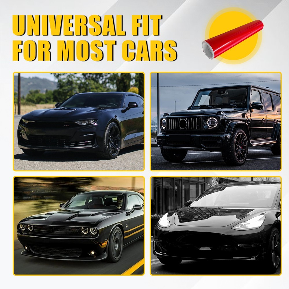 Sun Strip Visor Premium Vinyl Decal 60"x8" Windshield Banner Cast Red Film Gloss