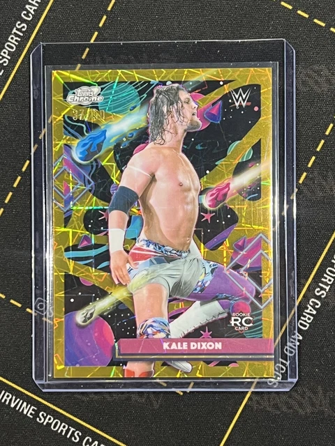 2026 Topps Chrome Cosmic WWE Kale Dixon #157 RC Gold Interstellar /50