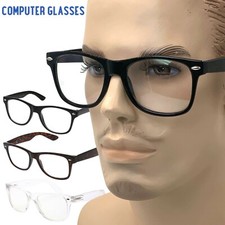 Retro Computer Glasses Anti UV Reflective Blue Light Ray Readers for Men Women