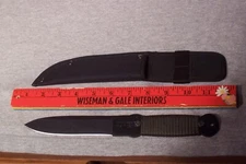 COLD STEEL THROWING KNIFE CORD WRAPPED HANDLE NEVER USED MADE IN THE USA