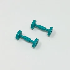 2496 LEGO Minifigure Wheel Trolley Skateboard Dark Turquoise (2)