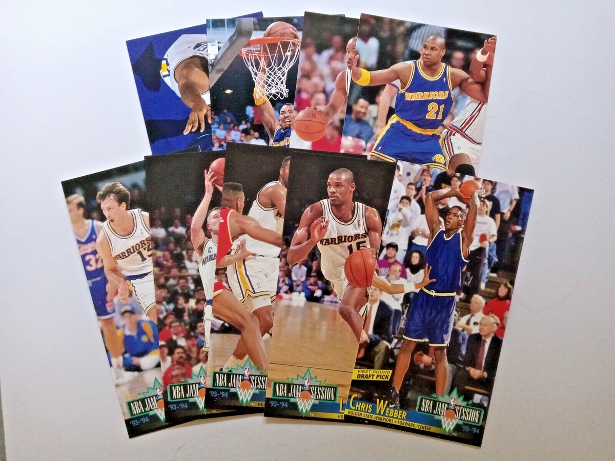 コレクション Basketball Cards 1993 94 NBA JAM SESSION Basketball 9 Card Lot Golden State