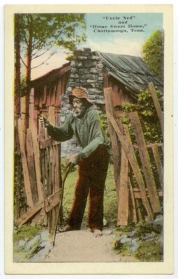 c1920s Chattanooga Tennessee Uncle Ned - quite elderly black man