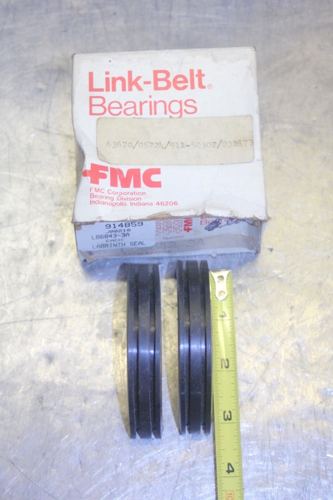 FMC LinkBelt LB68433A Split Ring Felt Bearing Seal LB68433A eBay