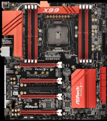 ASRock X99 Professional + Intel i7-6900K + 64GB DDR4 RAM Motherboard CPU Combo