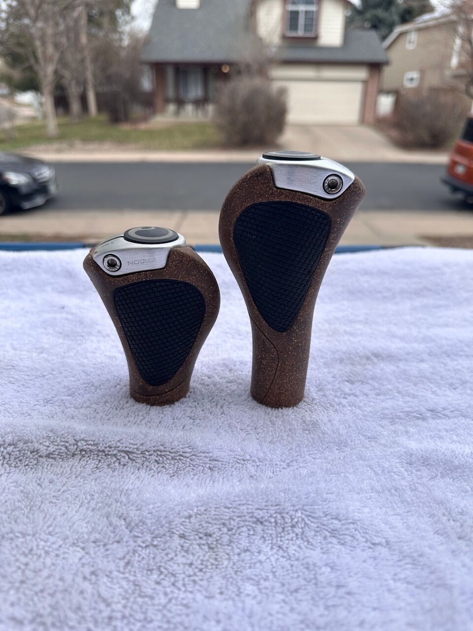 Ergon GP1 BioKork for Rohloff, Nexus and Singe-Twist in Black/Tan
