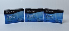 Sony DVM60PRL DVC 60 Min. Digital Video Cassette, New Sealed - 3-pack