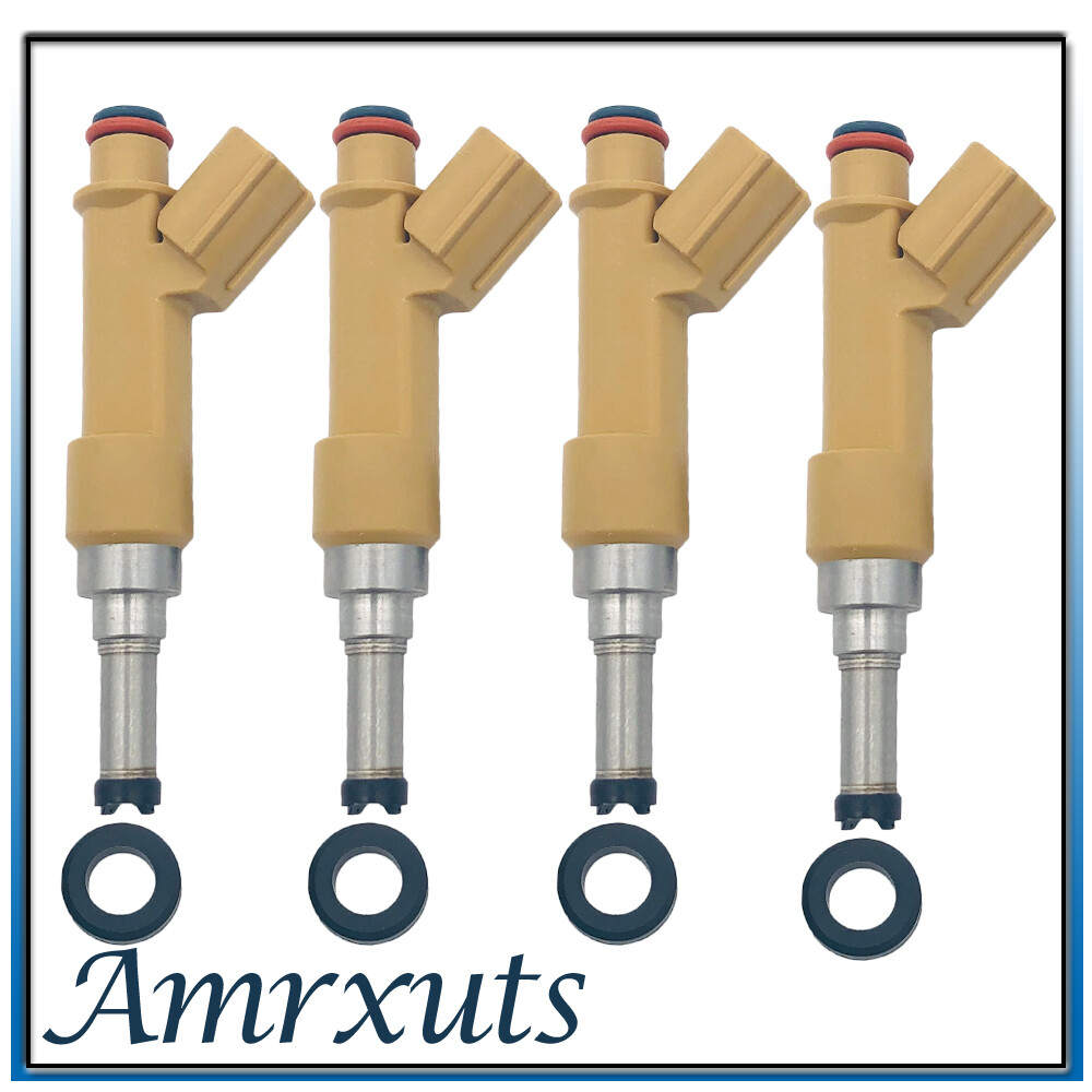 Set of 4 Fuel Injectors Nozzles For Toyota Corolla 1.8L L4 2014 2015 ...